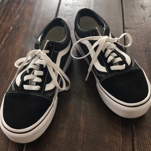platform vans size 7